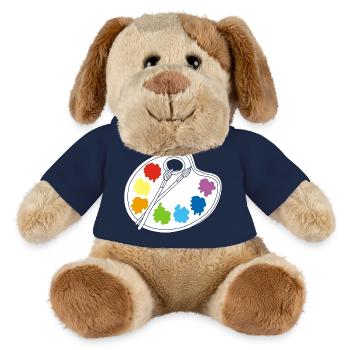 Artist (white) - MiniFeet® Dog Helge - french navy - Front