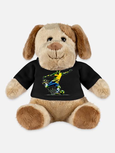 Soccer Brazil - MiniFeet® Dog Helge - black