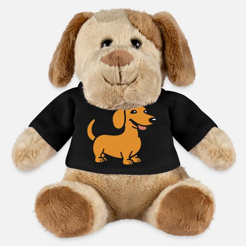 teckel - Chien en peluche Helge MiniFeet® - noir