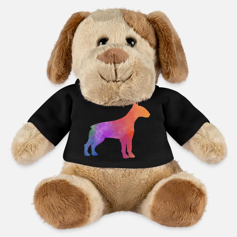 BULLTERRIER bunt - MiniFeet® Hund Helge - Schwarz