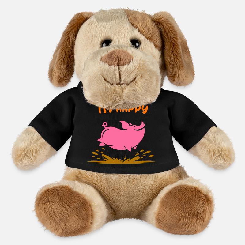 Smiling Pig - MiniFeet® Dog Helge - black