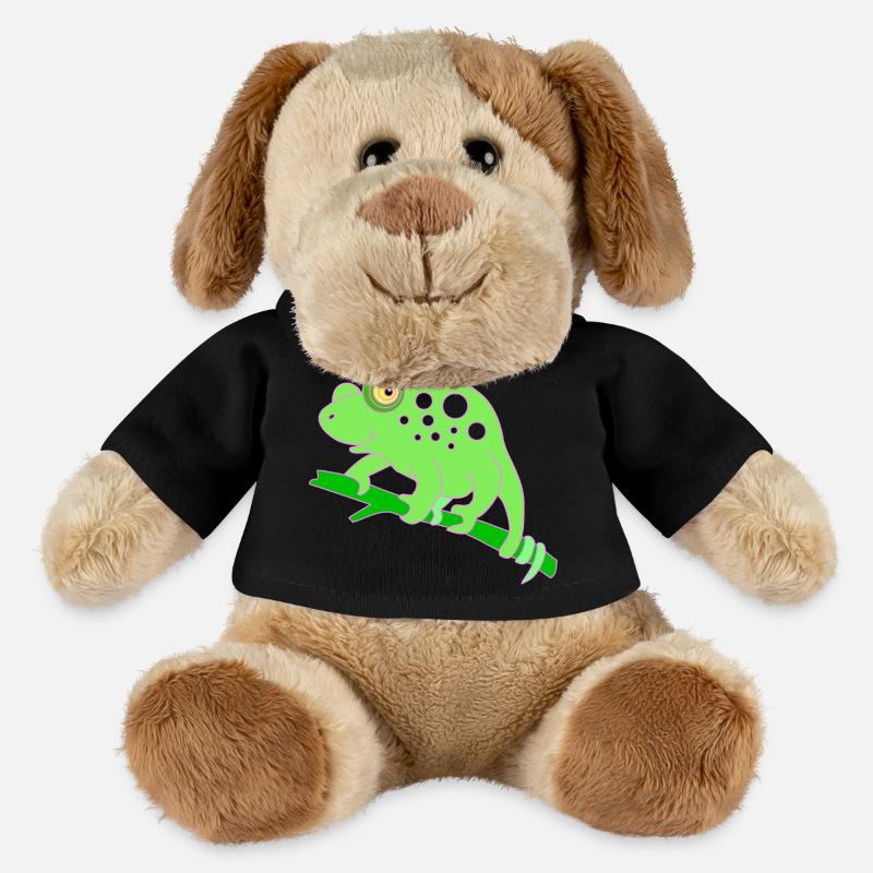 Chamaeleon tier - MiniFeet® Hund Helge - Schwarz