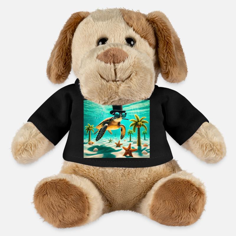Schildkröte - MiniFeet® Hund Helge - Schwarz