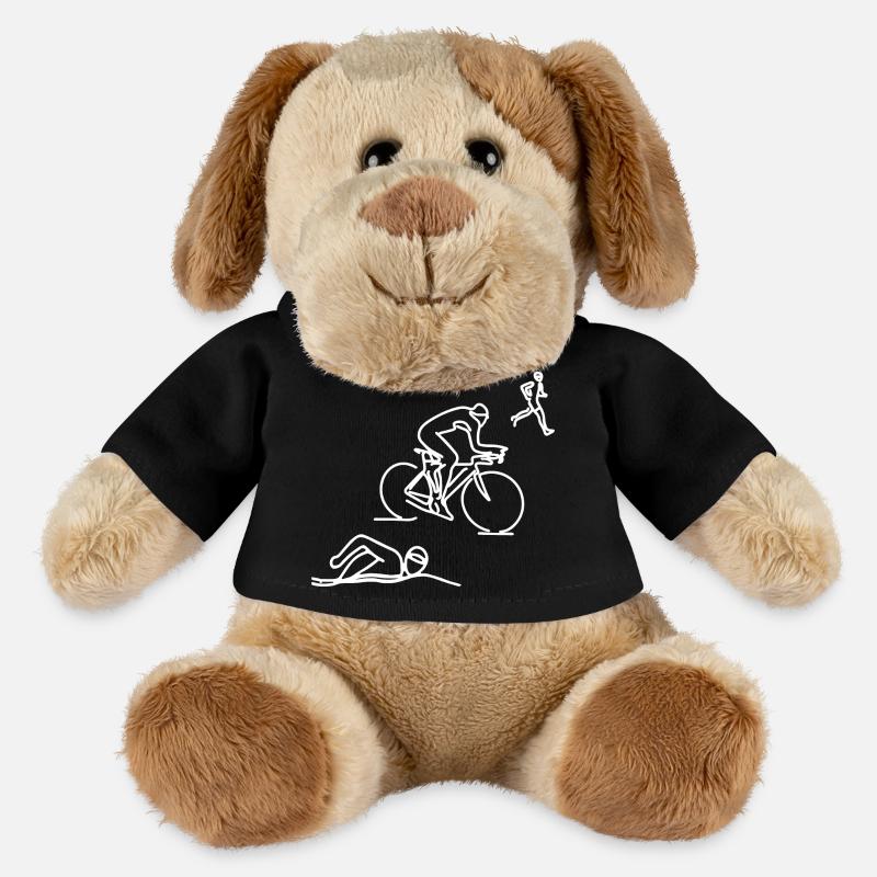Natation Cyclisme Course à pied - Chien en peluche Helge MiniFeet® - noir