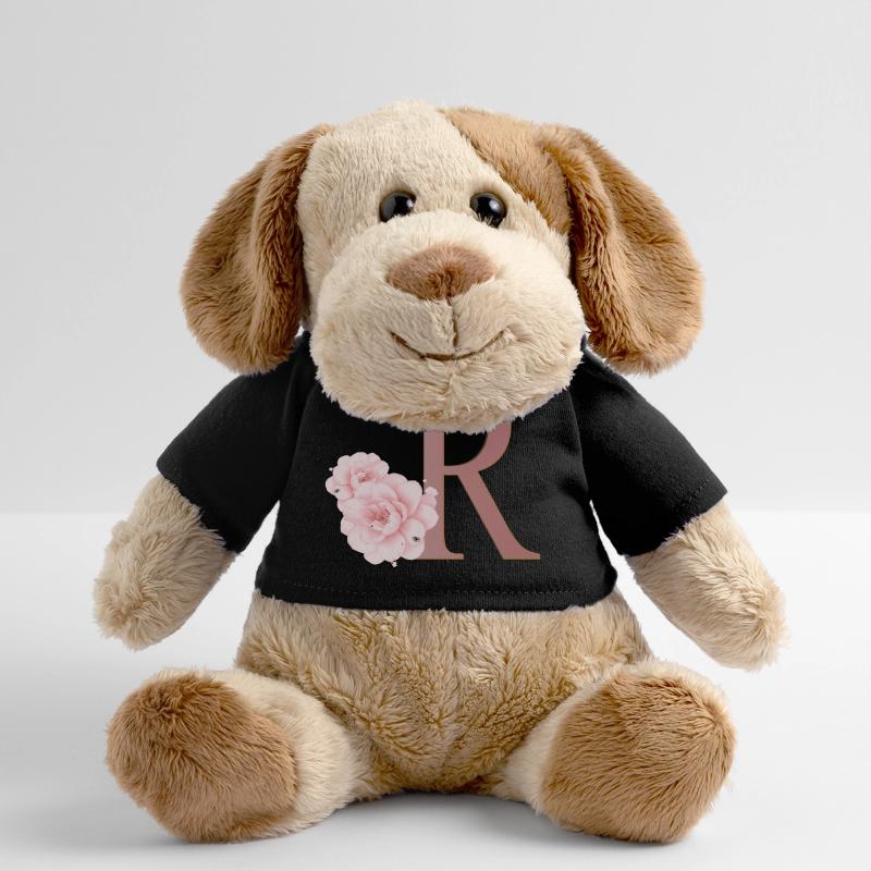 Buchstabe R mit Blumen MiniFeet® Hund Helge