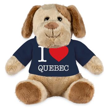 I LOVE QUEBEC - MiniFeet® Hund Helge - French Navy - Vorne