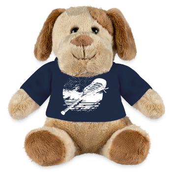 Lacrosse Stick Graphic - MiniFeet® Dog Helge - french navy - Front