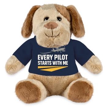 Flight Instructor Cfi Pilot Aviation Instructor - MiniFeet® Dog Helge - french navy - Front