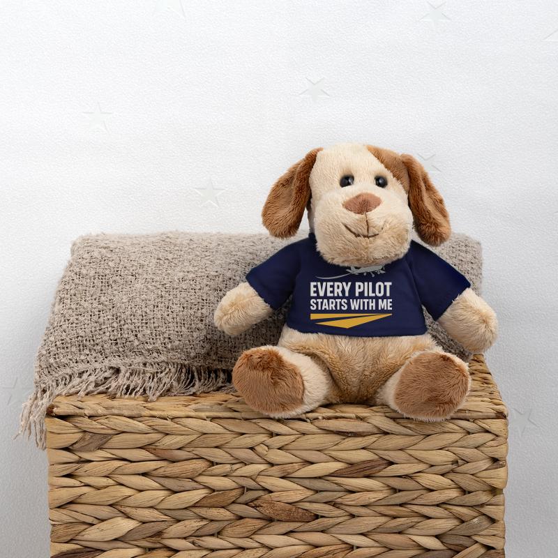Fluglehrer Cfi Pilot Luftfahrtlehrer MiniFeet® Hund Helge