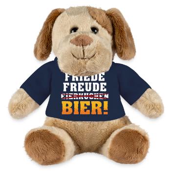 Peace, Joy, Beer - MiniFeet® Dog Helge - french navy - Front