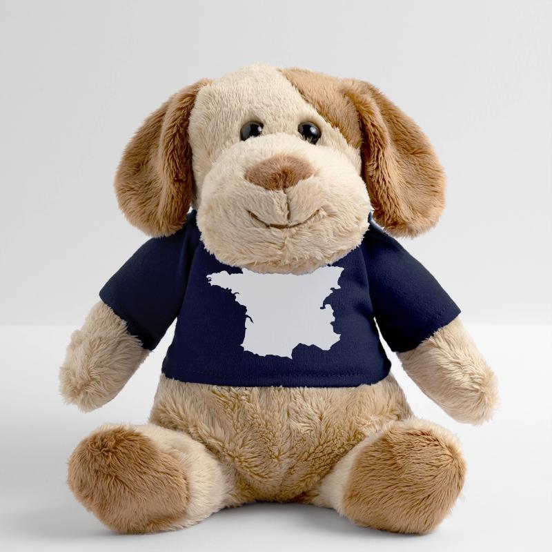 French Map Silhouette MiniFeet® Dog Helge