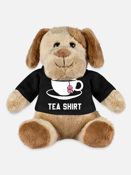 Tea Shirt – Calm Teacup Pun - MiniFeet® Dog Helge - black