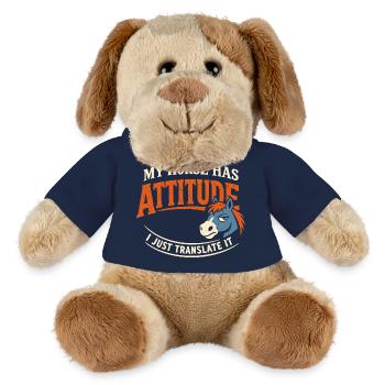 Horse Mood Humor Experienced Horse Owner - MiniFeet® Dog Helge - french navy - Front