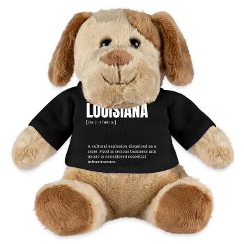 Louisiana Kulturexplosion Shirt - MiniFeet® Hund Helge - Schwarz - Vorne
