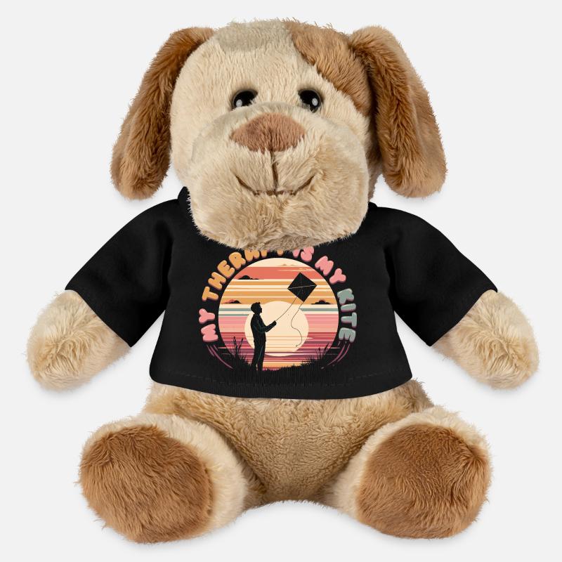 Drachen Drachensteigen - MiniFeet® Hund Helge - Schwarz