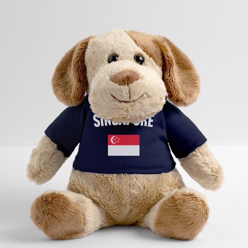 Drapeau de Singapour Chien en peluche Helge MiniFeet®