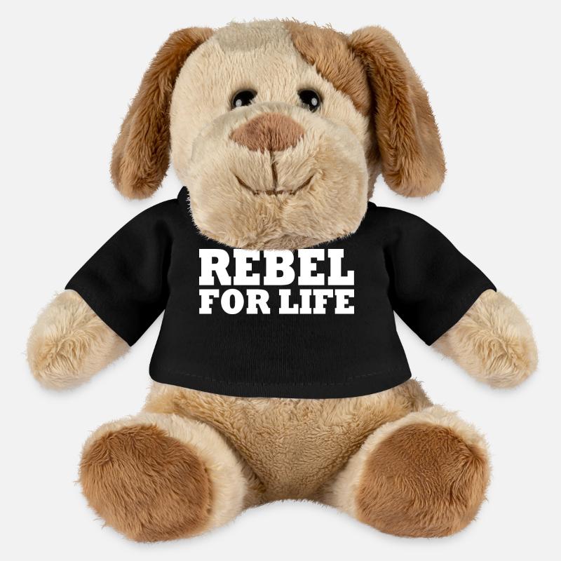 Rebel for life - MiniFeet® Hund Helge - Schwarz