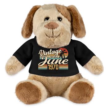 June 1970 Anniversary 1970 Retro 1970 June 1970 - MiniFeet® Dog Helge - black - Front