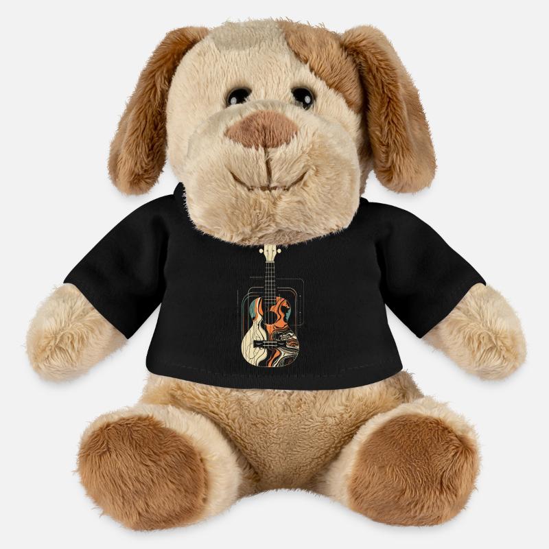 Ukulele Grafik - MiniFeet® Hund Helge - Schwarz