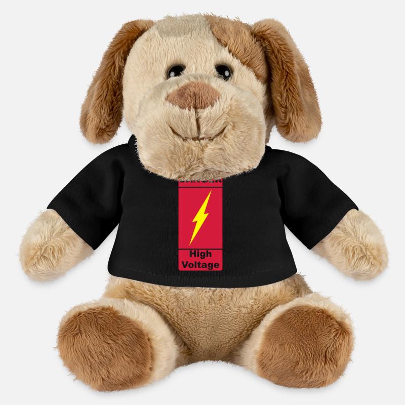 Danger! High Voltage! Flash 2c - MiniFeet® Dog Helge - black