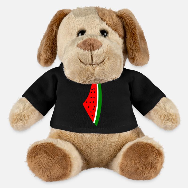 Wassermelone Melone - MiniFeet® Hund Helge - Schwarz