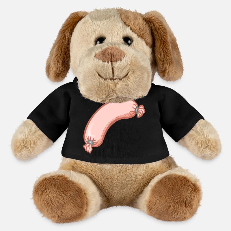 Wurst,esse,würstchen - MiniFeet® Hund Helge - Schwarz