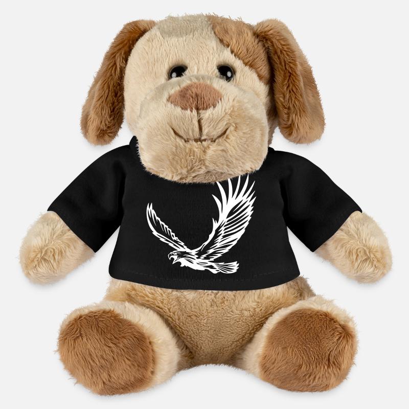 Adler im Flug - MiniFeet® Hund Helge - Schwarz