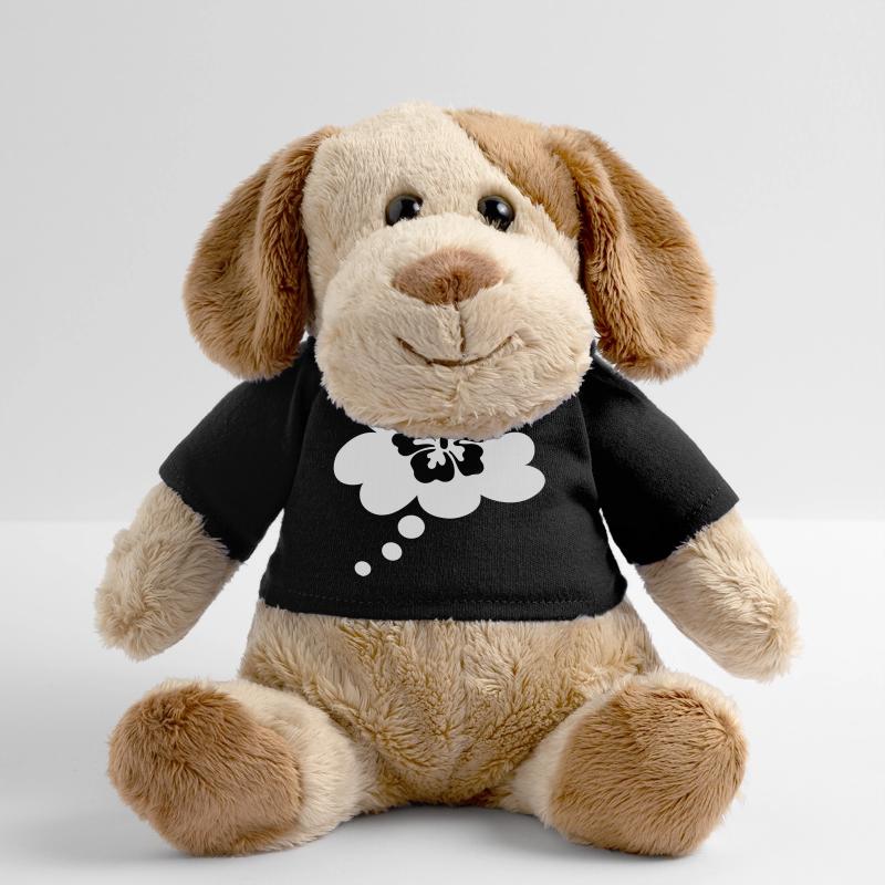 Holiday Ready Hawaii Flower Speech Bubble Thought Bubble Fun Chien en peluche Helge MiniFeet®