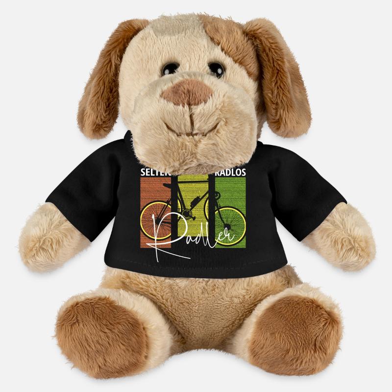Radler selten radlos Geschenk - MiniFeet® Hund Helge - Schwarz