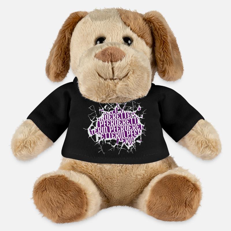 katze geburtstagsgeschenk spruch brauner zitat - MiniFeet® Hund Helge - Schwarz