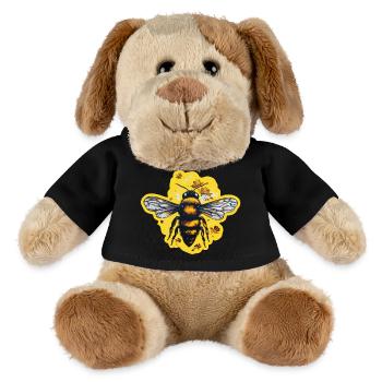 Honigbiene im Sommer - MiniFeet® Hund Helge - Schwarz - Vorne