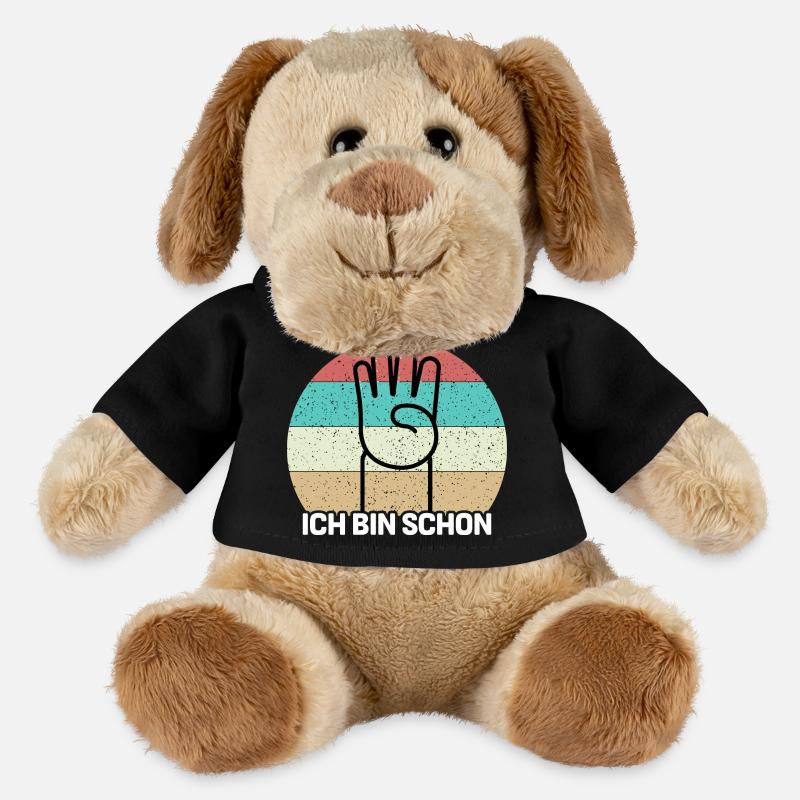Ich bin schon 4 - MiniFeet® Hund Helge - Schwarz
