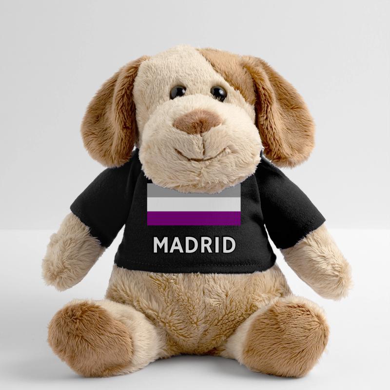 Asexualité Pride Drapeau Madrid Chien en peluche Helge MiniFeet®