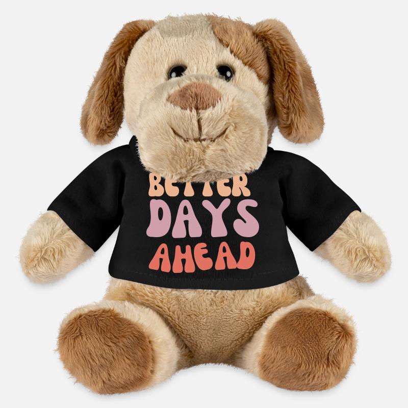 Bessere Tage bevorstehen - MiniFeet® Hund Helge - Schwarz
