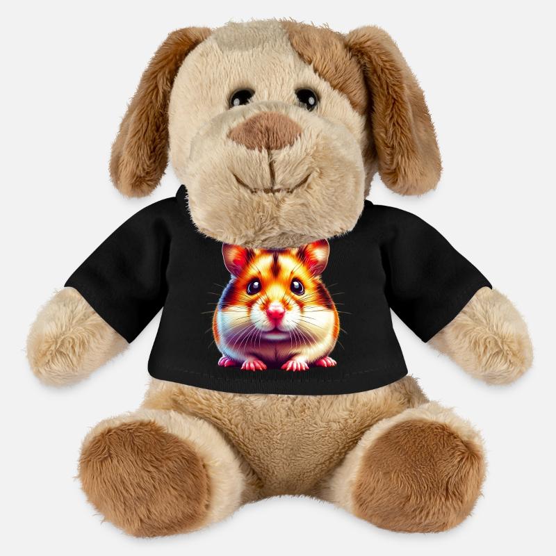 Hamster - Chien en peluche Helge MiniFeet® - noir