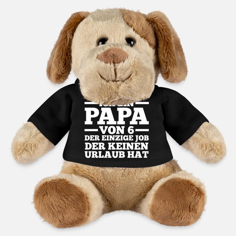 Papa Von 6 Kindern - MiniFeet® Hund Helge - Schwarz
