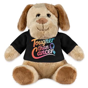 Sensibilisation au cancer Cancer Cancer du sein - Chien en peluche Helge MiniFeet® - noir - Devant