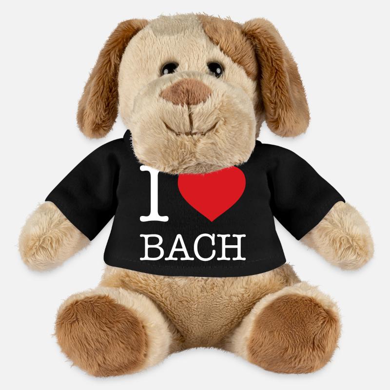 I LOVE BACH - MiniFeet® Dog Helge - black