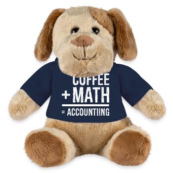 café math comptabilité - Chien en peluche Helge MiniFeet® - bleu marine - Devant