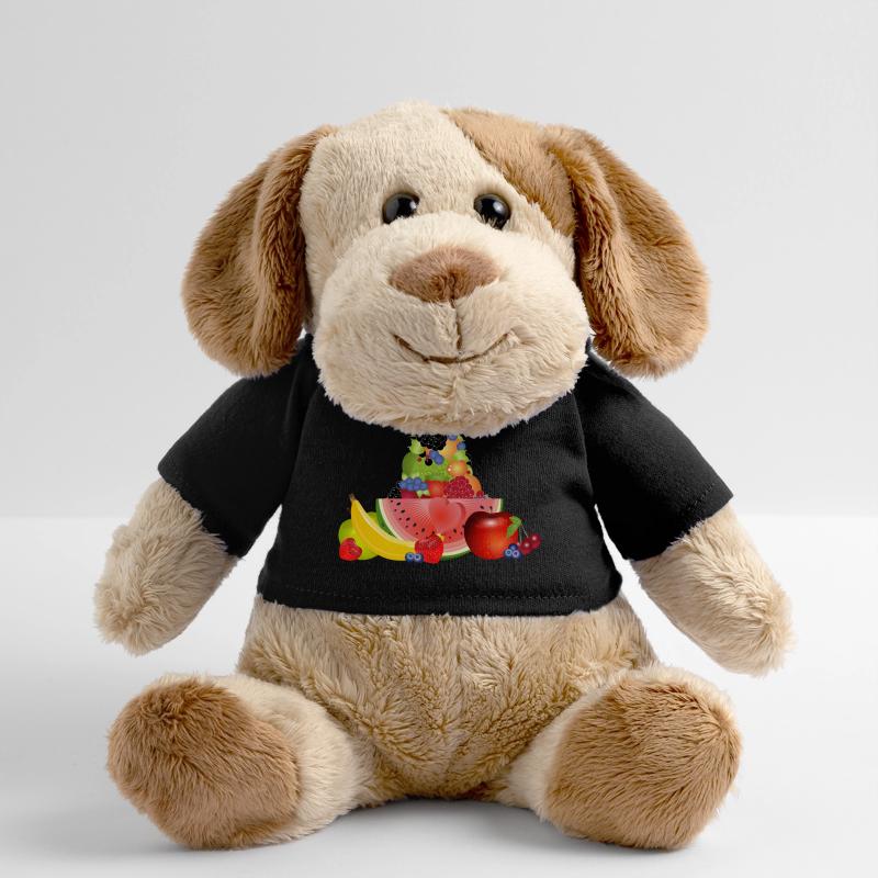 pyramide de fruits colorée avec pastèque Chien en peluche Helge MiniFeet®