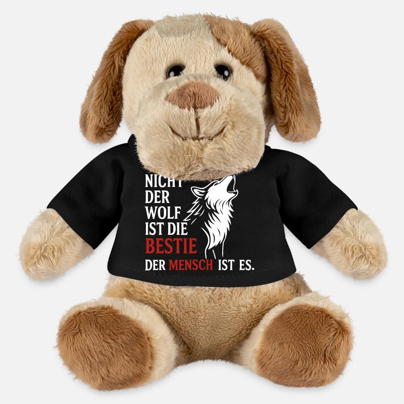 CoolesWolfs design with saying - MiniFeet® Dog Helge - black