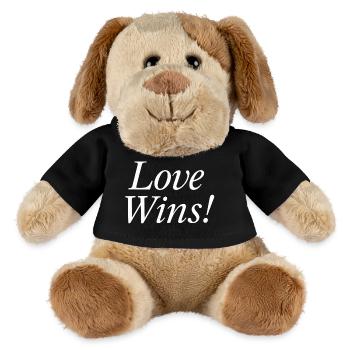 NEW -- Love Wins! - MiniFeet® Dog Helge - black - Front