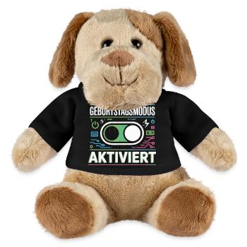 Birthday Mode Enabled - MiniFeet® Dog Helge - black - Front