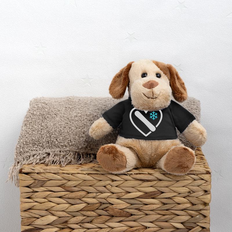 Snowboard Heart Mountain Winter Gift MiniFeet® Dog Helge