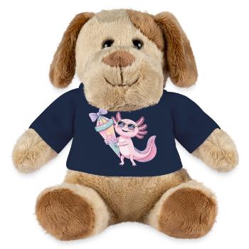Pink Axolotl Eiscreme Party - MiniFeet® Dog Helge - french navy - Front