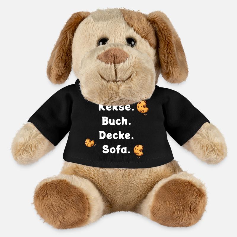 Biscuits. Book. Ceiling. Sofa. - MiniFeet® Dog Helge - black