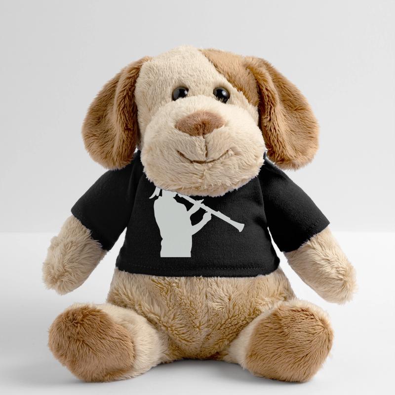 Silhouette avec clarinette Chien en peluche Helge MiniFeet®