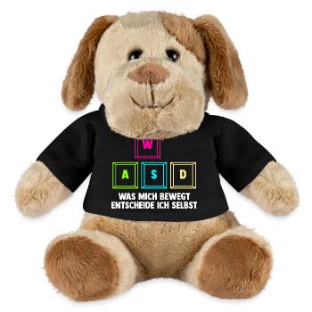 Gaming Computer Gamer Gaming Gamer - MiniFeet® Dog Helge - black - Front