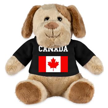 Maple Leaf Canada Flag - MiniFeet® Dog Helge - black - Front