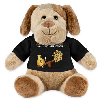 Leistung Lohnt Sich, Man Muss Erben - MiniFeet® Hund Helge - Schwarz - Vorne
